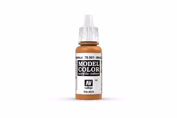 Vallejo Model Color, akrylfärg flaska 17ml: Orange/brun 70981