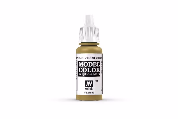 Vallejo Model Color, akrylfärg flaska 17ml: Gammaldags Guld 70878