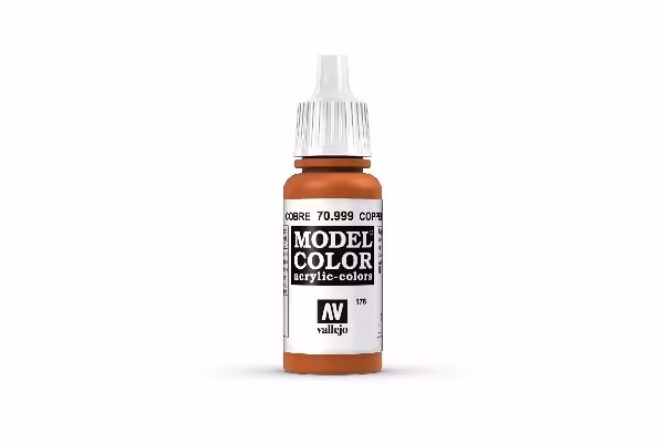 Vallejo Model Color, akrylfärg flaska 17ml: Koppar 70999