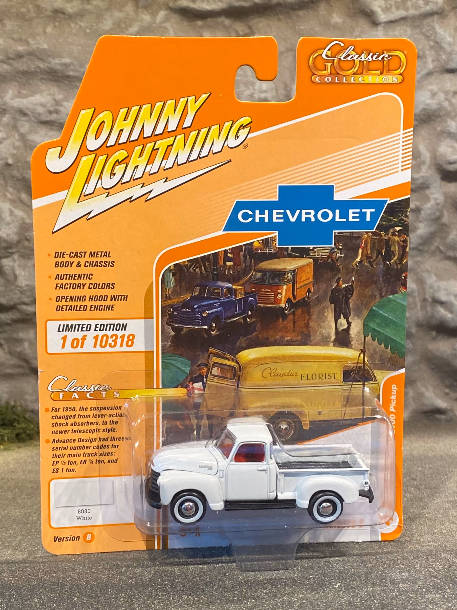 Skala 1/64 - Chevrolet 3100 Pickup 1950' från Johnny Lightning