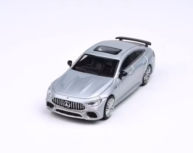 Skala 1/64 Mercedes-AMG GT 63 S Vä-styrd, Silver fr Para64