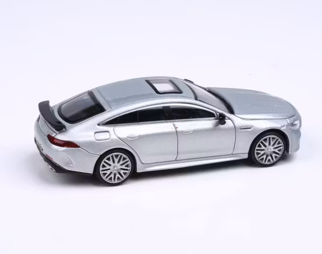 Skala 1/64 Mercedes-AMG GT 63 S Vä-styrd, Silver fr Para64