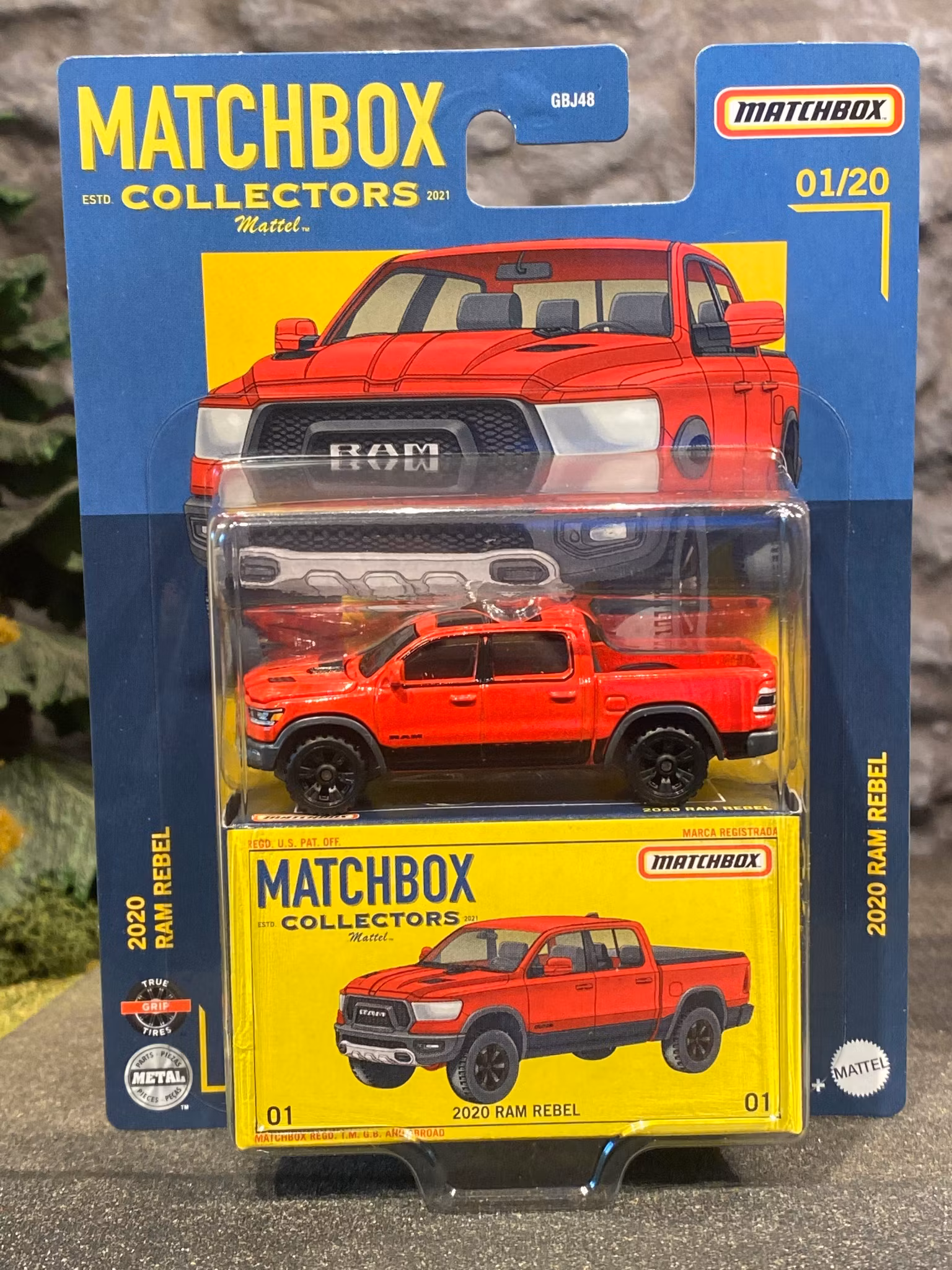 Skala 1/64 MATCHBOX - Collectors - Ram Rebel 2020'
