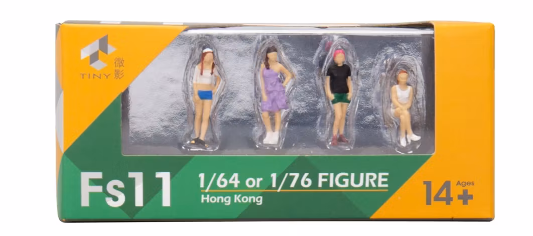 Skala 1/64 - Set med figurer Fs11 fr Tiny