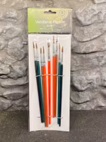 Vattenfärgs-pensel-set med 9 olika, Syntetiska, Stl Pensel 1,3,5,7,9,11 från Artino