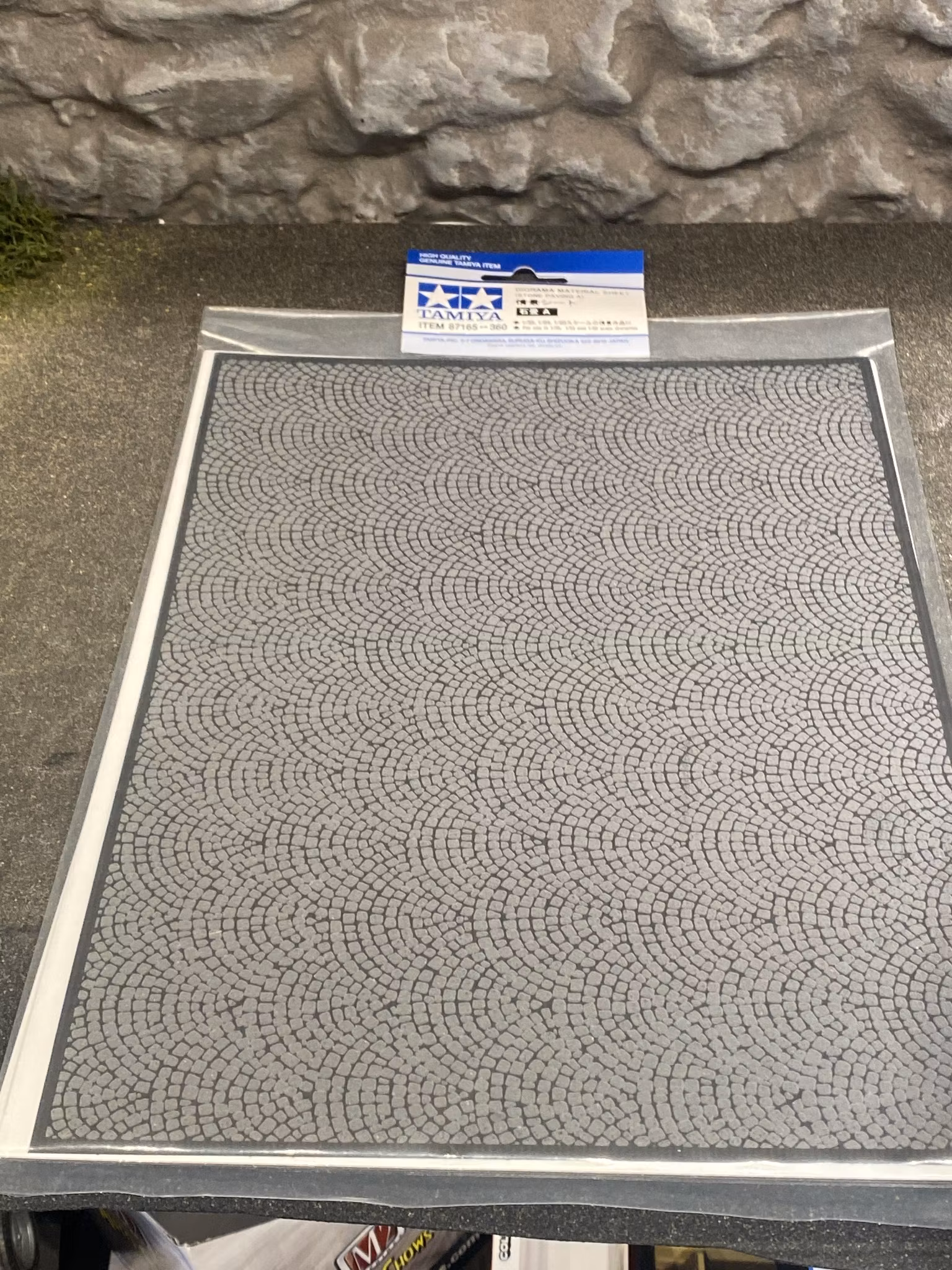 Diorama Material Sheet - Kullersten på ark typ A Ca: 290 x 210 mm från Tamiya