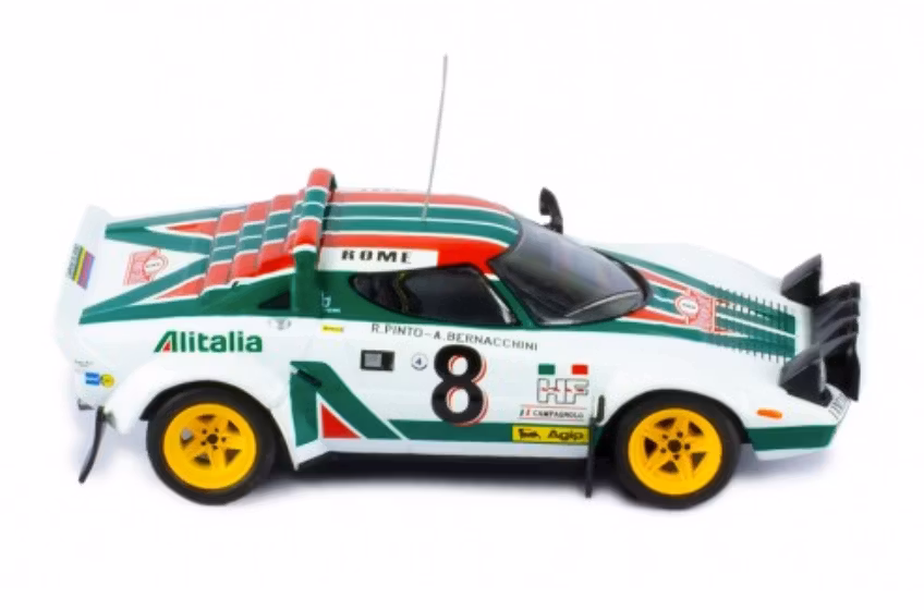 Skala 1/43 - Lancia Stratos 76' #8 R Pinto / A Bernacchini fr IXO-models