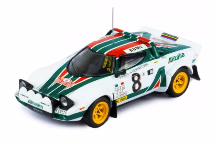 Skala 1/43 - Lancia Stratos 76' #8 R Pinto / A Bernacchini fr IXO-models