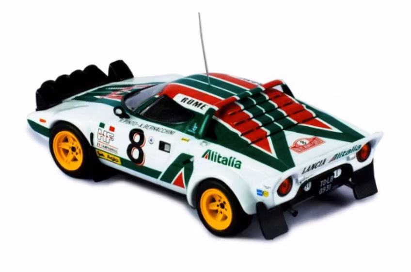 Skala 1/43 - Lancia Stratos 76' #8 R Pinto / A Bernacchini fr IXO-models