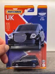 Skala 1/64 UK - LEVC TX TAXI "Londontaxi" från Matchbox