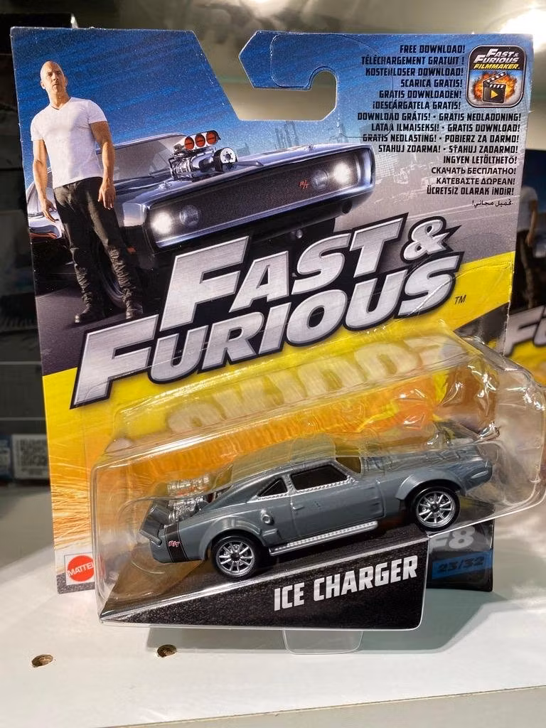 Skala 1/55 Fast & Furious fr Mattel: Ice Charger