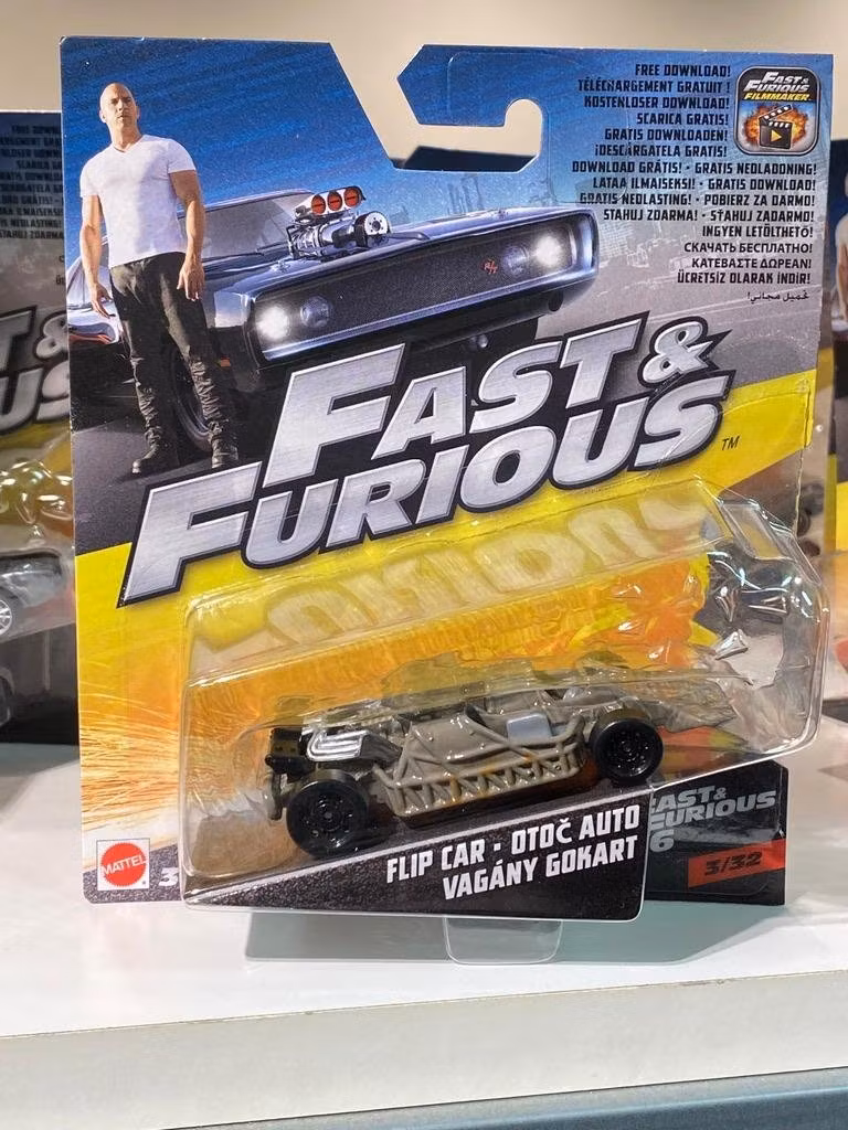 Skala 1/55 Fast & Furious fr Mattel: Flip Car- Vagány Gocart