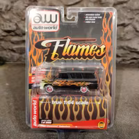 Skala 1/64 - Chevrolet Suburban 65' Flames Special Ed. från Auto World, Mijo Excl.