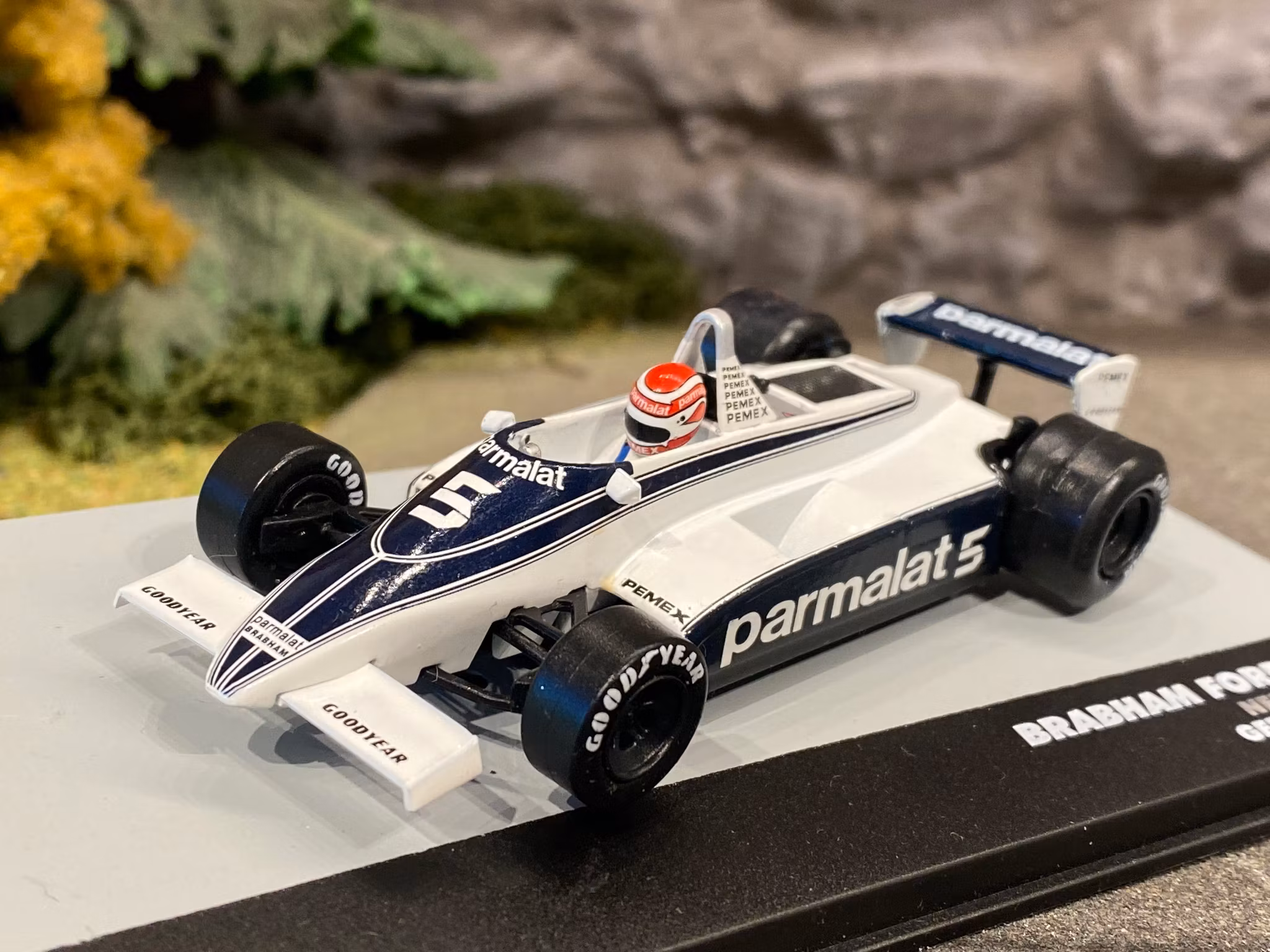 Skala 1/43 BRABHAM FORD BT49C" Germany GP 1981 från Altaya