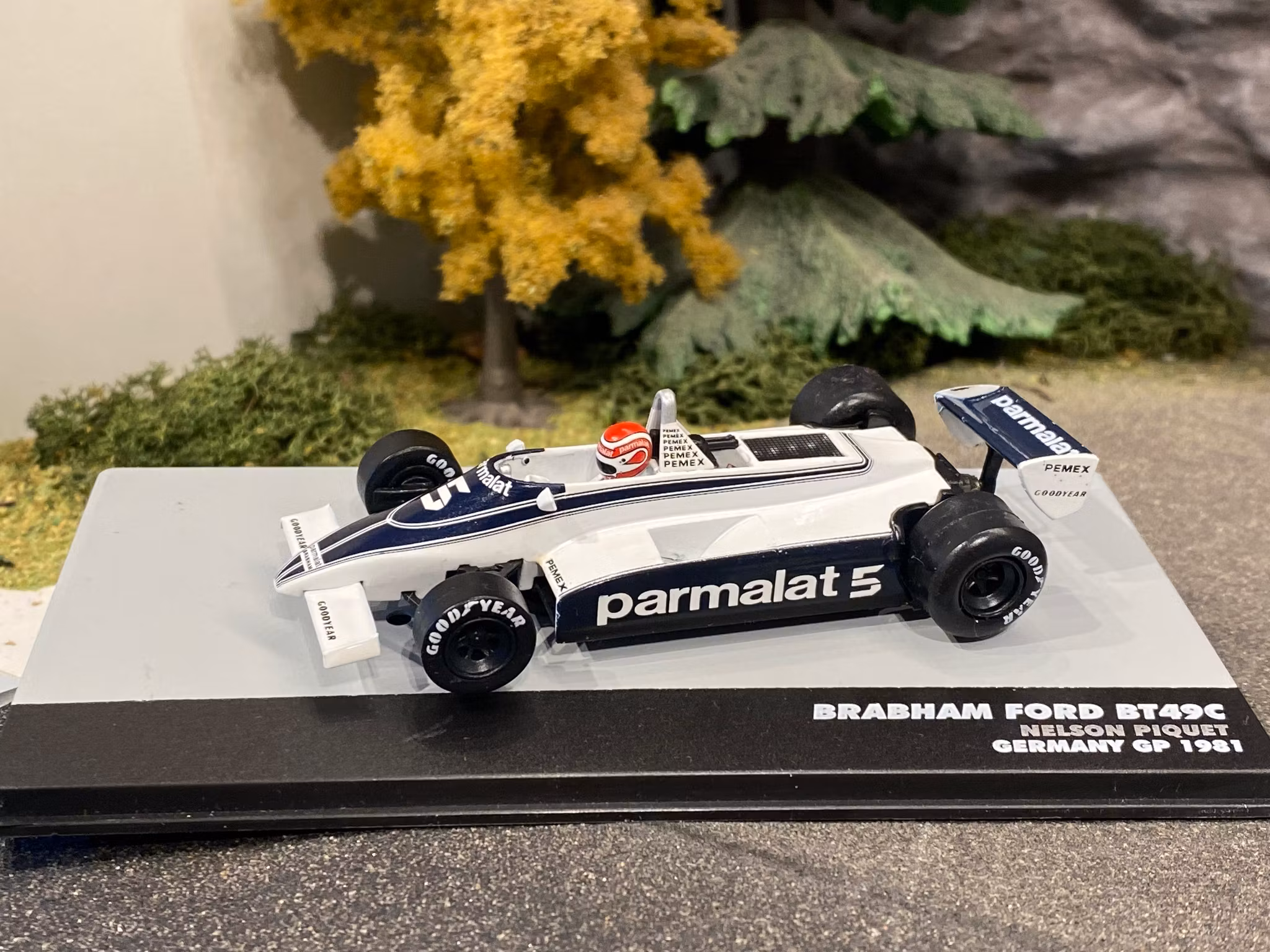 Skala 1/43 BRABHAM FORD BT49C" Germany GP 1981 från Altaya
