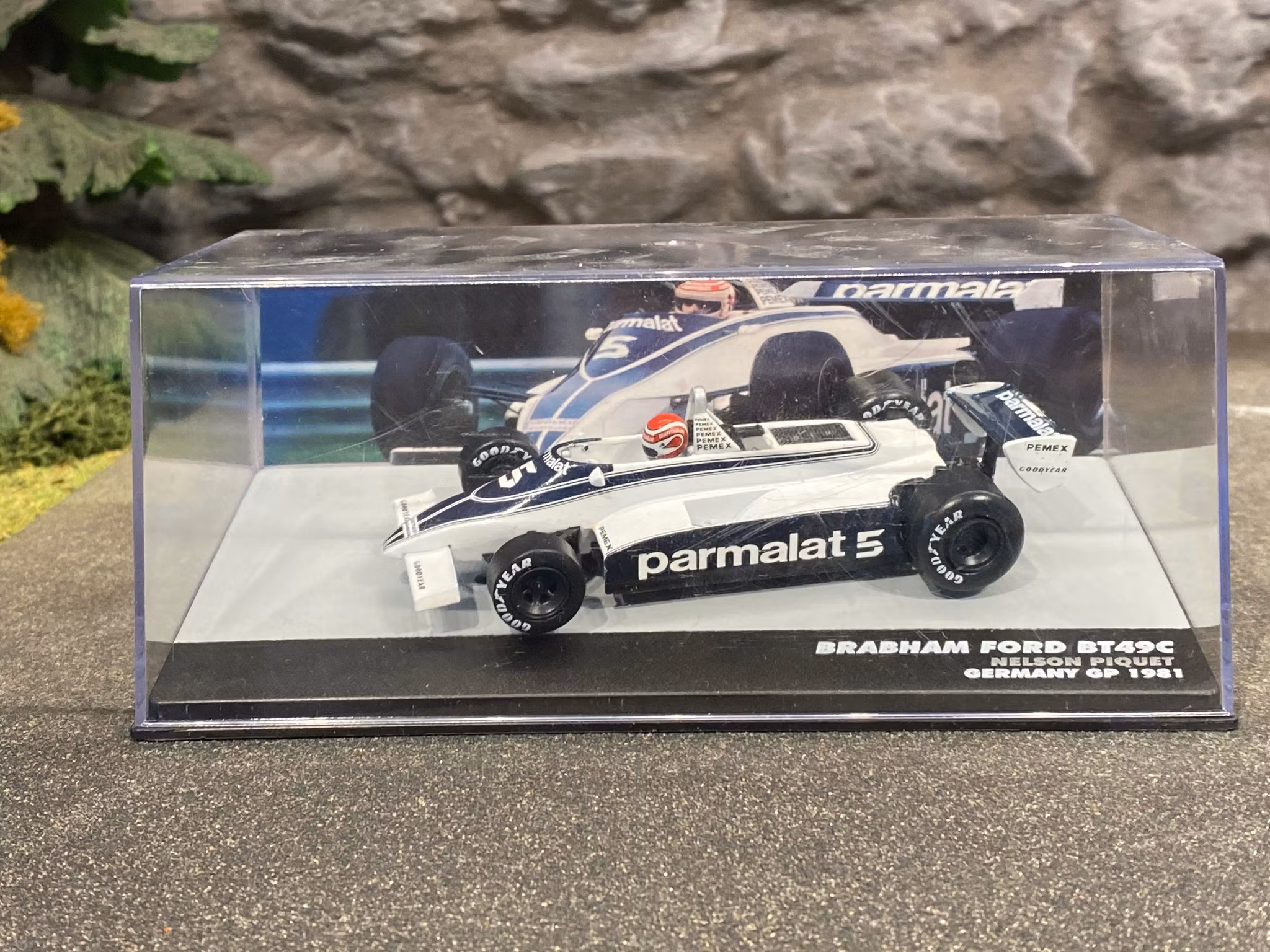 Skala 1/43 BRABHAM FORD BT49C" Germany GP 1981 från Altaya