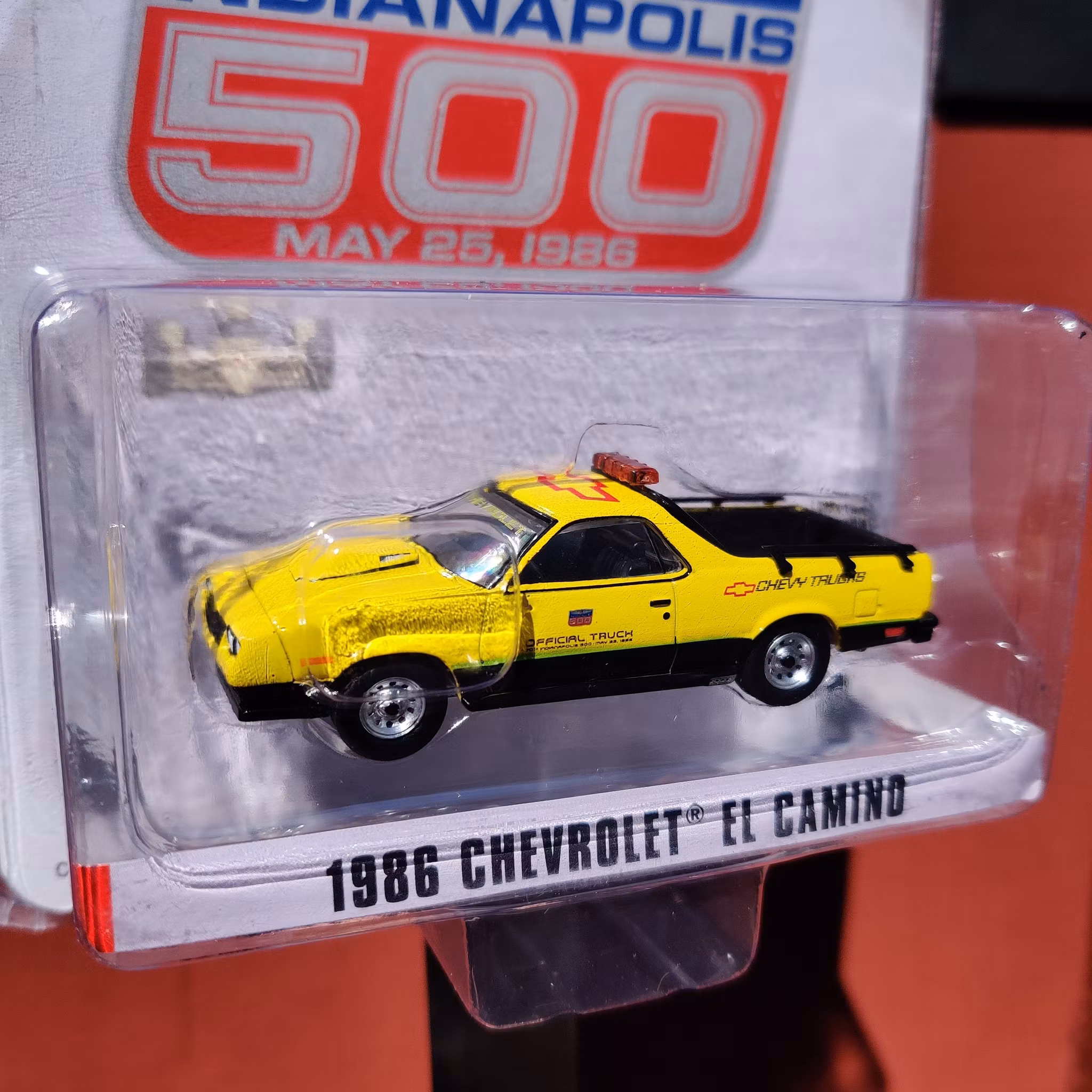 Skala 1/64 Chevrolet El Camino 86' "Indianapolis 500" från Greenlight Exclusive