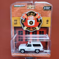 Skala 1/64 Chevrolet K5 Blazer 85' "New Haven Connecicut Fire Dep 5901" f Greenlight
