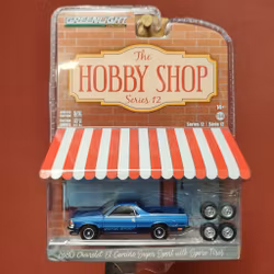 Skala 1/64 Chevrolet El Camino Super Sport "The hobby shop ser.12" från Greenlight