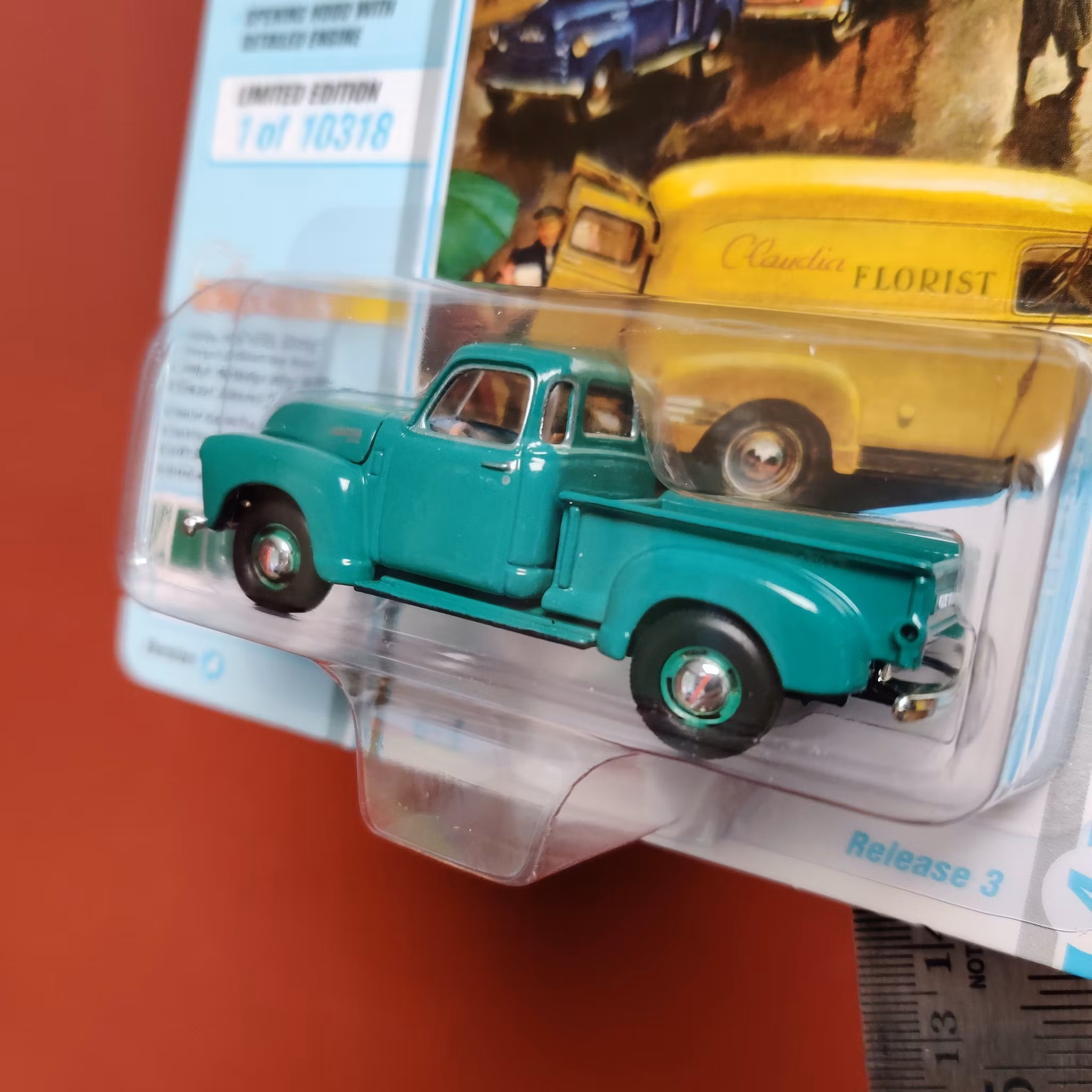 Skala 1/64 - Chevy 3100 Pickup 50' Rel.3 ver.A från Johnny Lightning