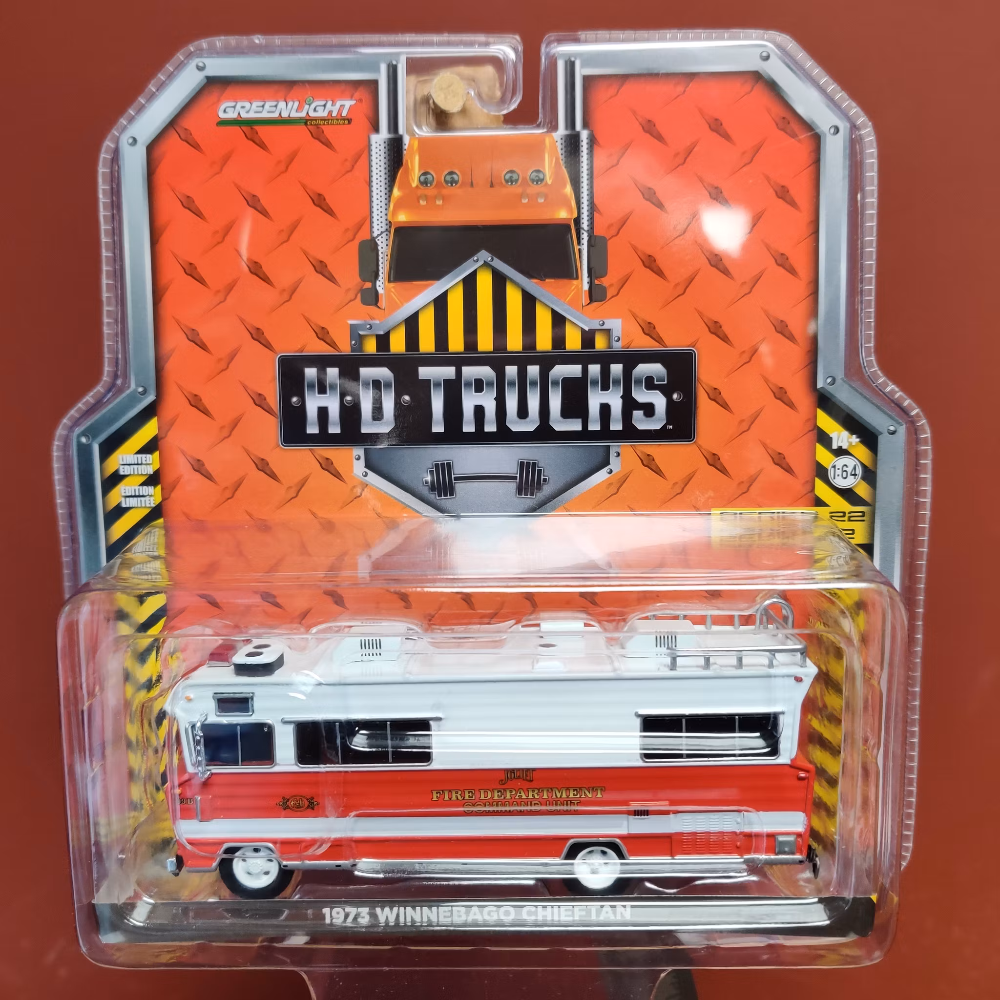 Skala 1/64 -1973 Winnebago Chieftan Husbuss "H.D. Truck series 22" fr GreenLight