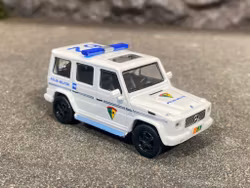 Skala 1/64 Mercedes-Benz G55 AMG, Polisi Militer fr KYOSHO