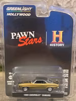 Skala 1/64 Chevrolet Camaro 69' "Pawn Stars" från Greenlight Hollywood