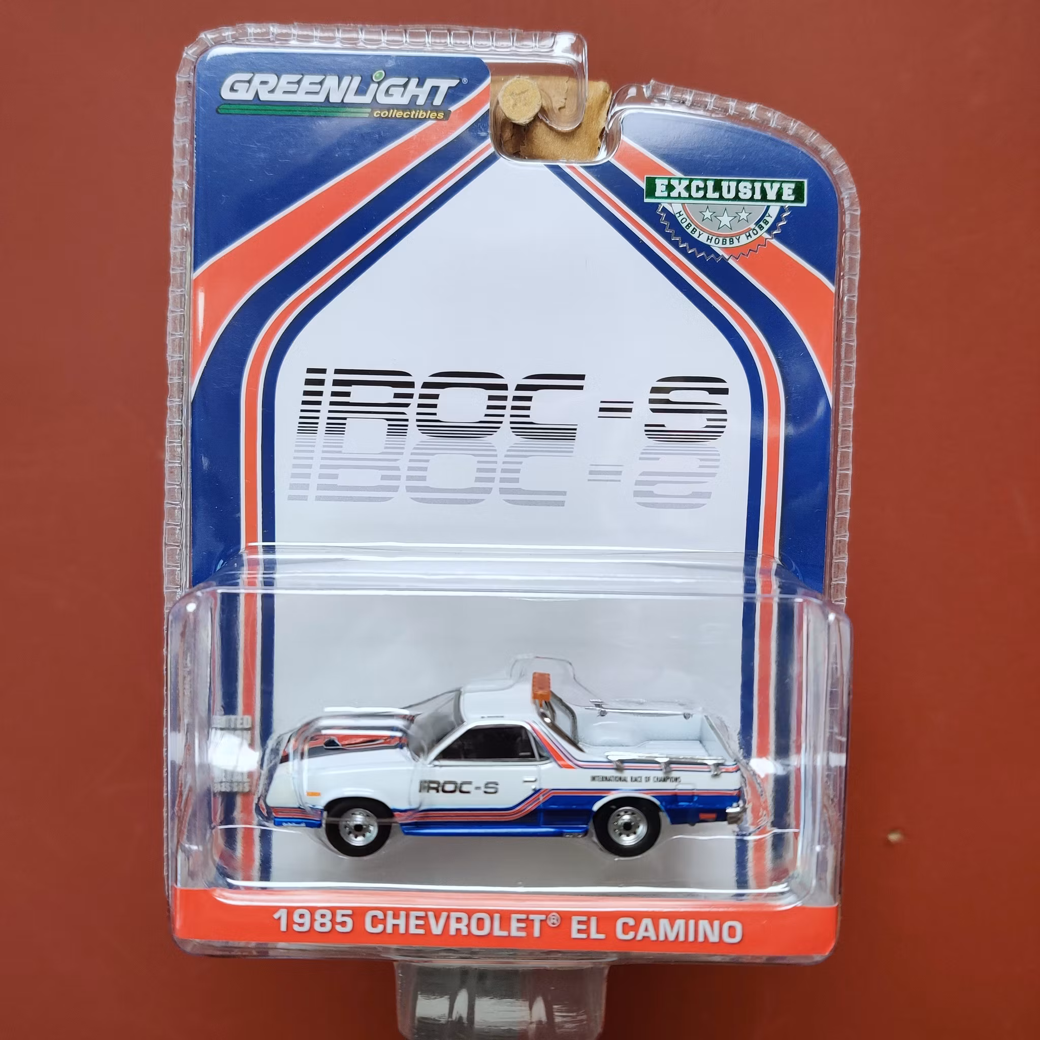 Skala 1/64 Chevrolet El Camino 85' "IROC-S" från Greenlight Exclusive