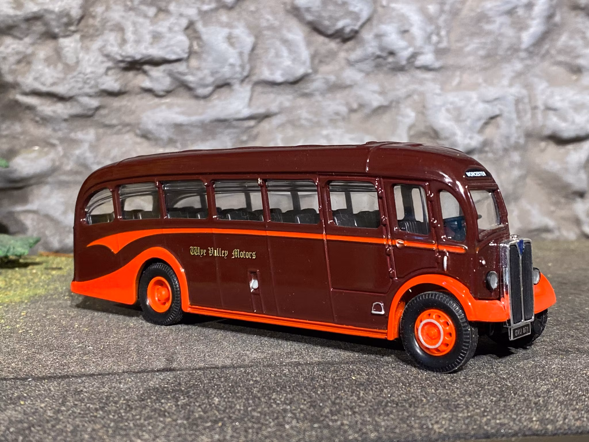 Skala 1/50 AEC Regal, WYE Valley Motors buss - Public Transport fr Corgi / Mattel UK Limited