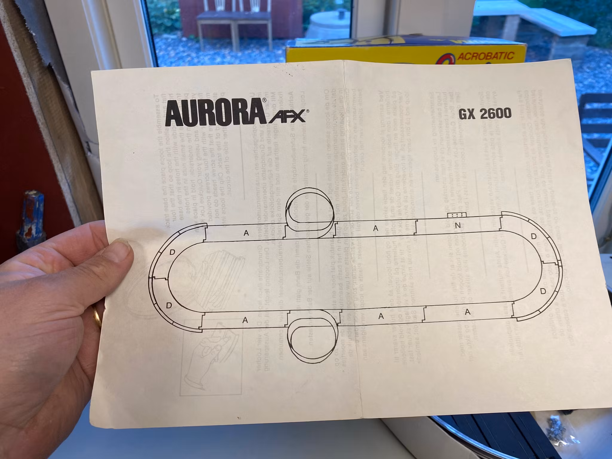 Till Bilbana: Aurora AFX Acrobatic Looping Track -  2 loopar (1 per spår)