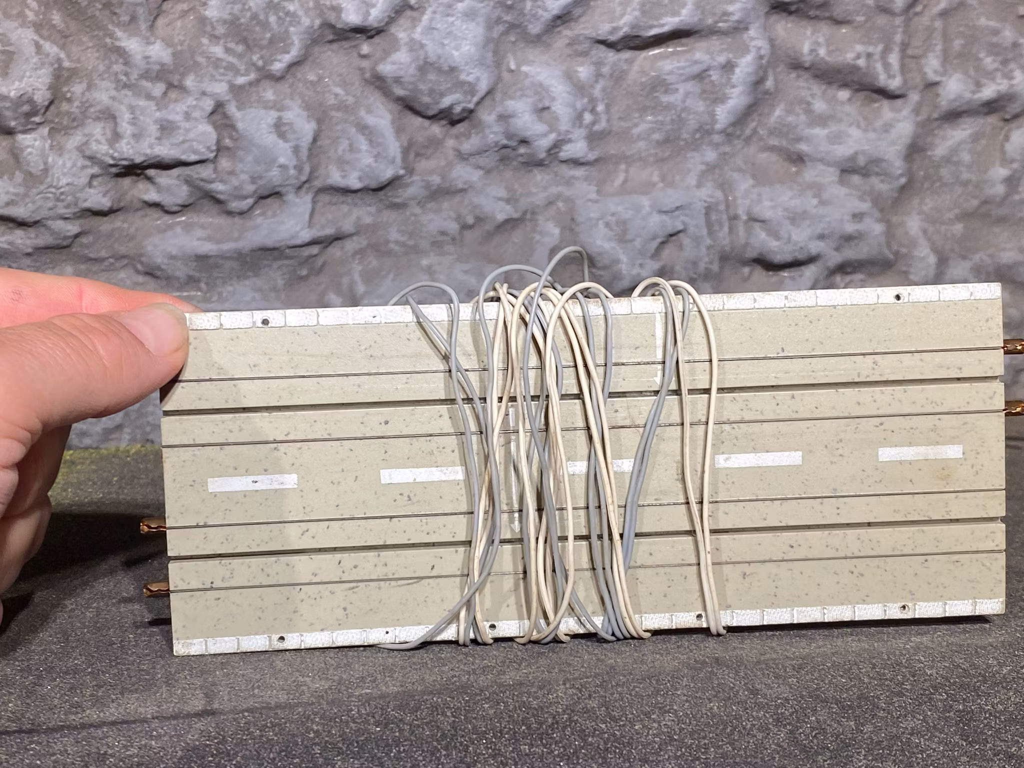 Bandel till Faller Bilbana: Art.nr. 412001, Start-Raka ca 20 cm, behöver översyn.