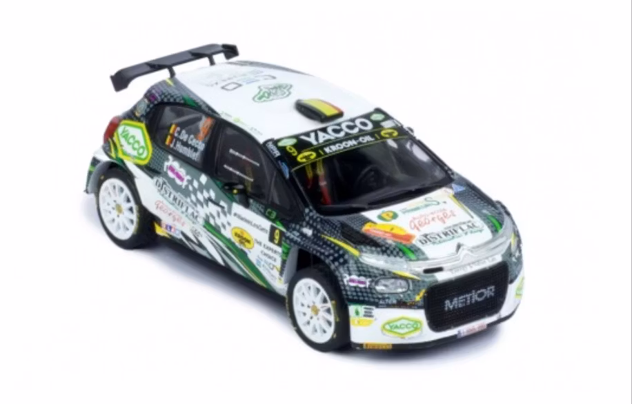 Skala 1/43 CITROËN C3 RALLY2 #9 C. DE CECCO - J.HUMBLET - 2021 fr IXO Models