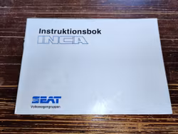Instruktionsbok - SEAT inca Tryckt 1996