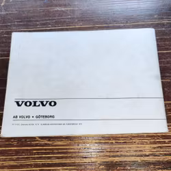 Instruktionsbok - Volvo 242, 245, 245 Tryckt 1977