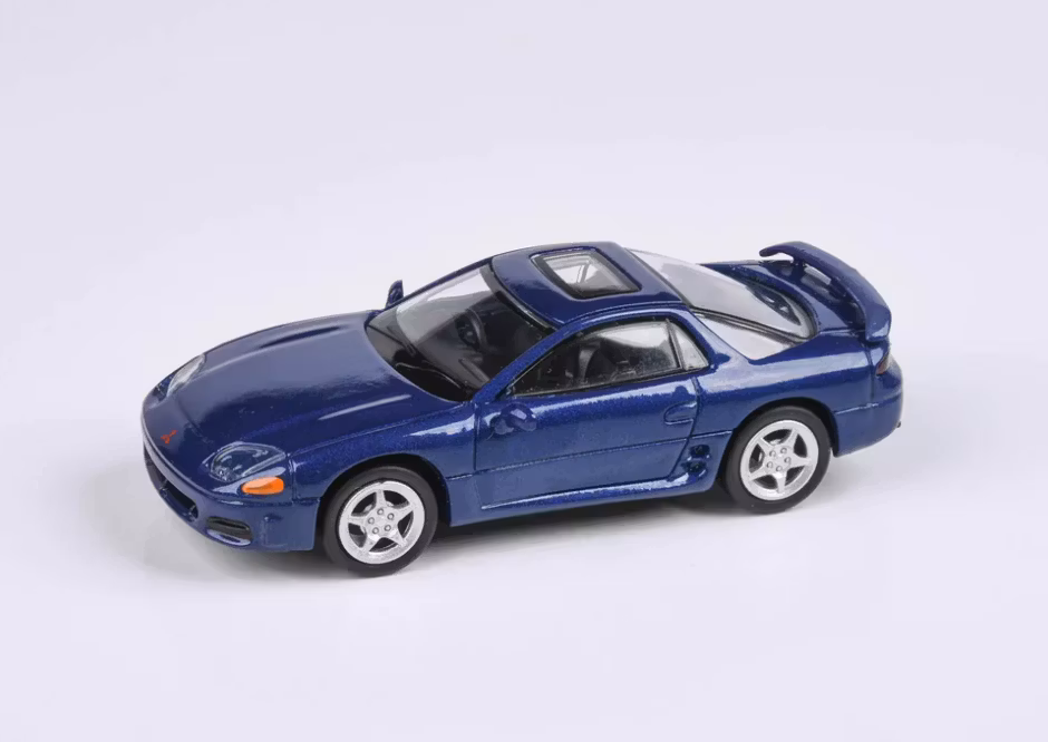 REA! Skala 1/64 Mitsubishi 3000 GTO, Mariana Blå från Para 64