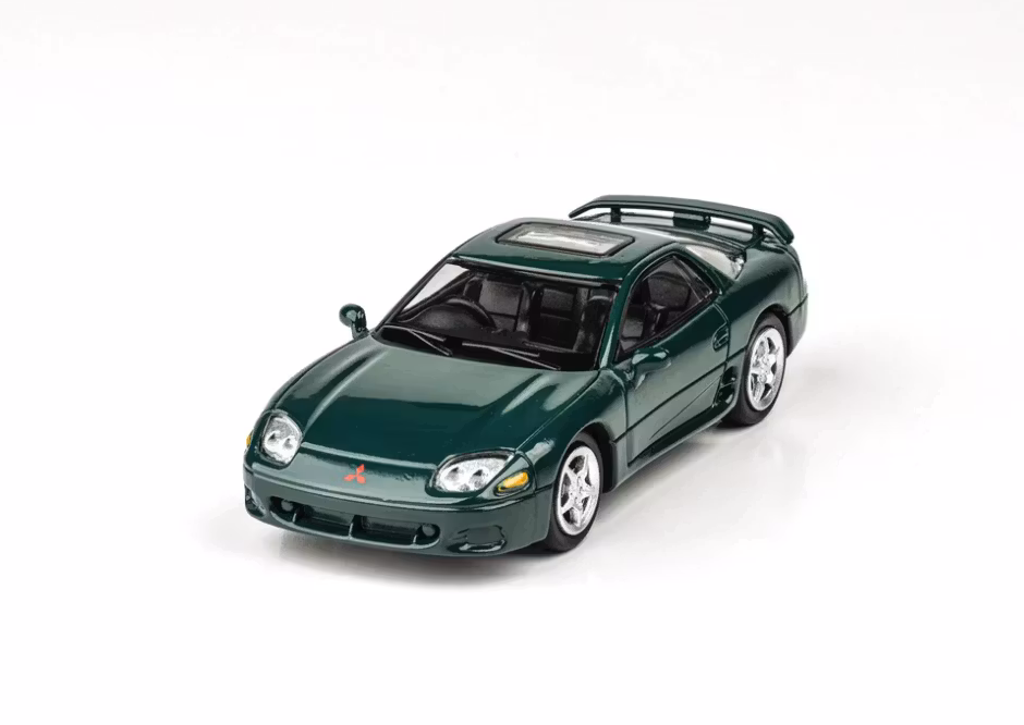 REA! Skala 1/64 Mitsubishi 3000 GTO, Panama grön Mica från Para 64