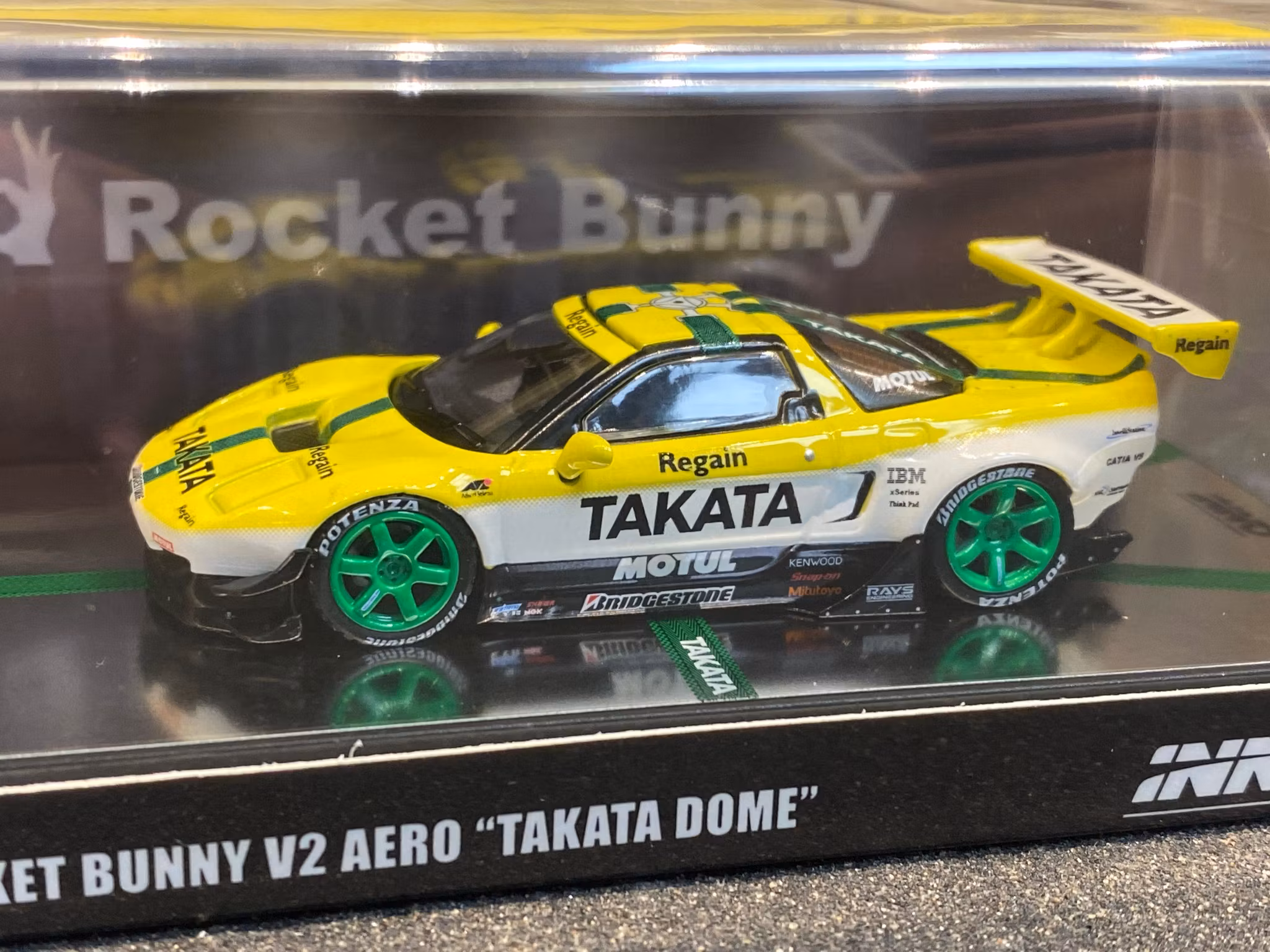Skala 1/64 NSX Na Rocket Bunny V2 AERO "Takata Dome" fr Inno64
