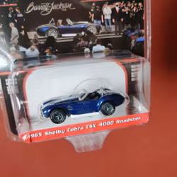 Skala 1/64 Shelby Cobra CSX 4000 Roadster 65' Barrett Jackson auctions fr Greenlight