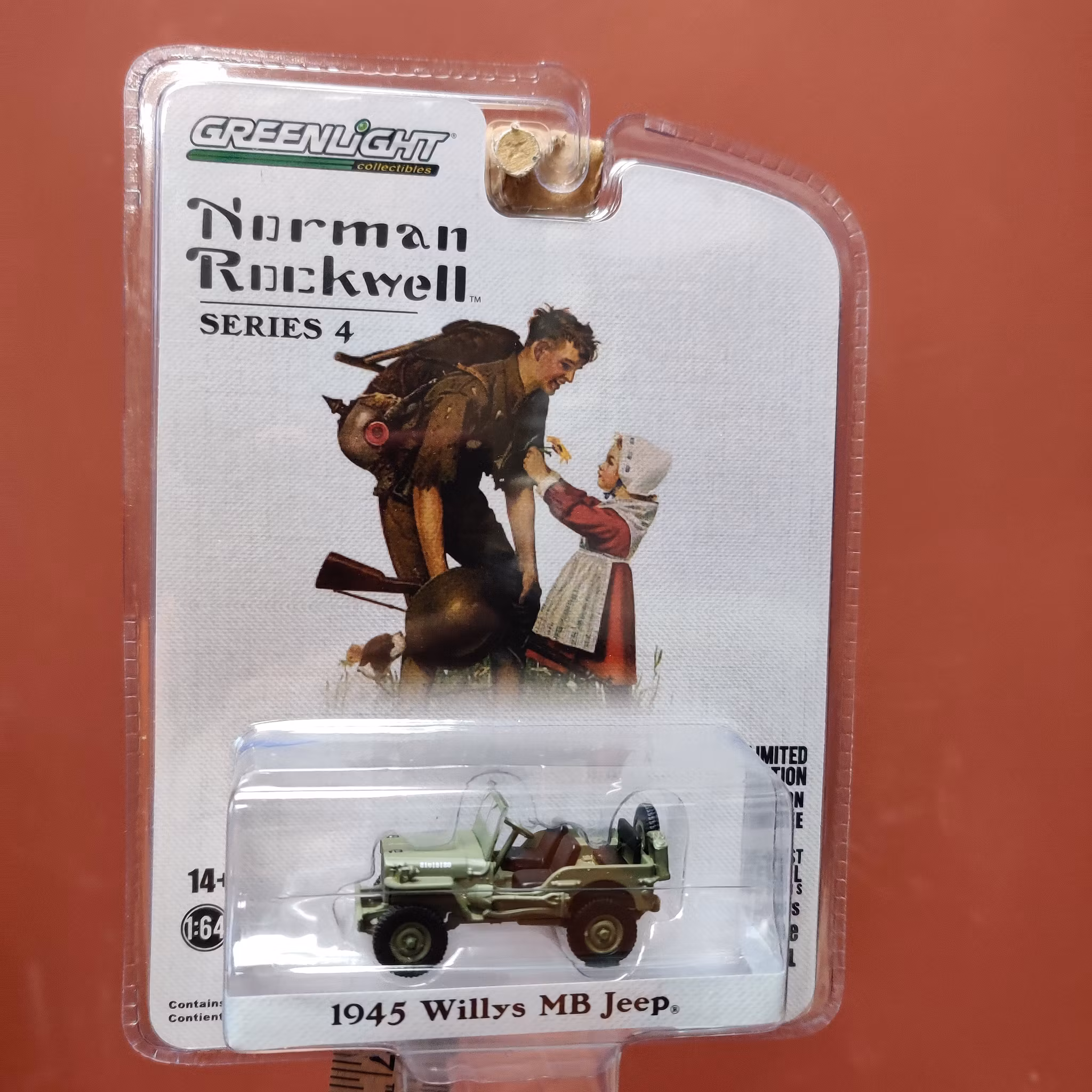 Skala 1/64 - Willys MB Jeep 45' "Norman Rockwell" fr GreenLight