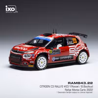 Skala 1/43 CITROËN C3 RALLY2 #23  RALLYE MONTE-CARLO 2022 fr IXO Models