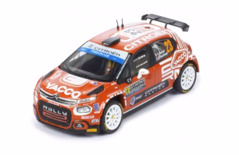 Skala 1/43 CITROËN C3 RALLY2 #23  RALLYE MONTE-CARLO 2022 fr IXO Models