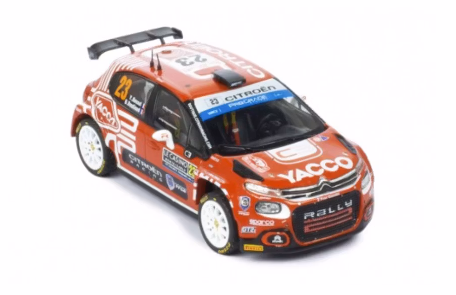 Skala 1/43 CITROËN C3 RALLY2 #23  RALLYE MONTE-CARLO 2022 fr IXO Models