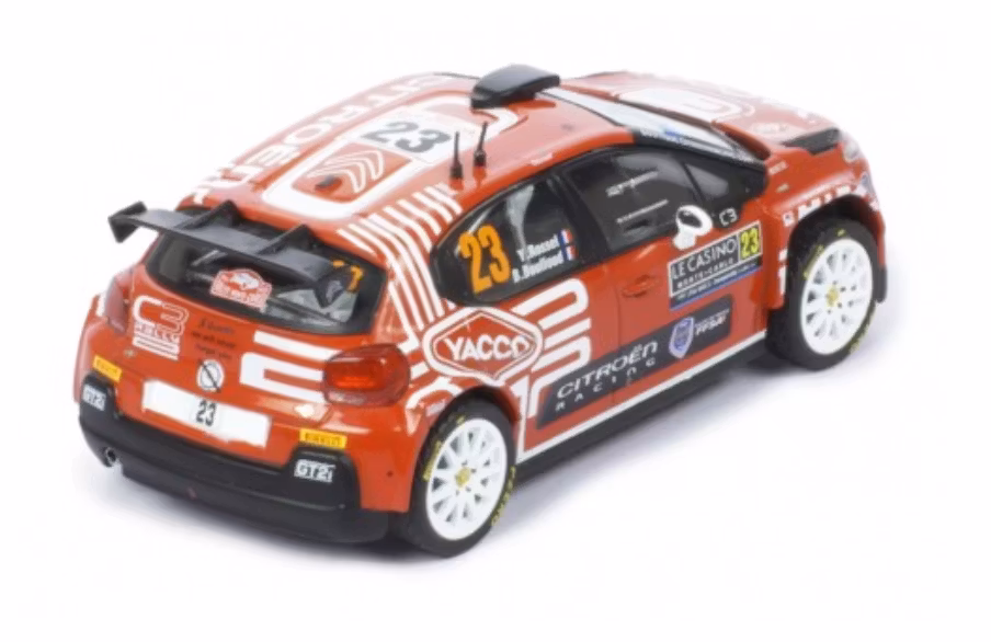 Skala 1/43 CITROËN C3 RALLY2 #23  RALLYE MONTE-CARLO 2022 fr IXO Models