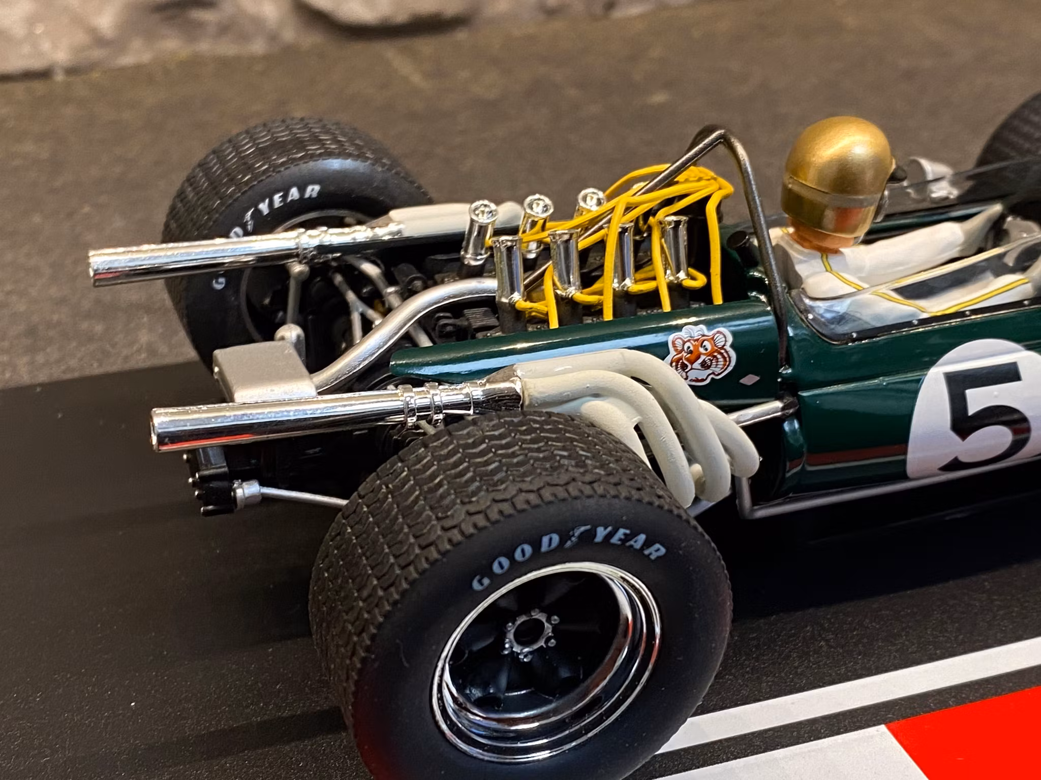 Skala 1/18 Brabham BT20 #5 Jack Brabham - GP Mexico 66' från MCG