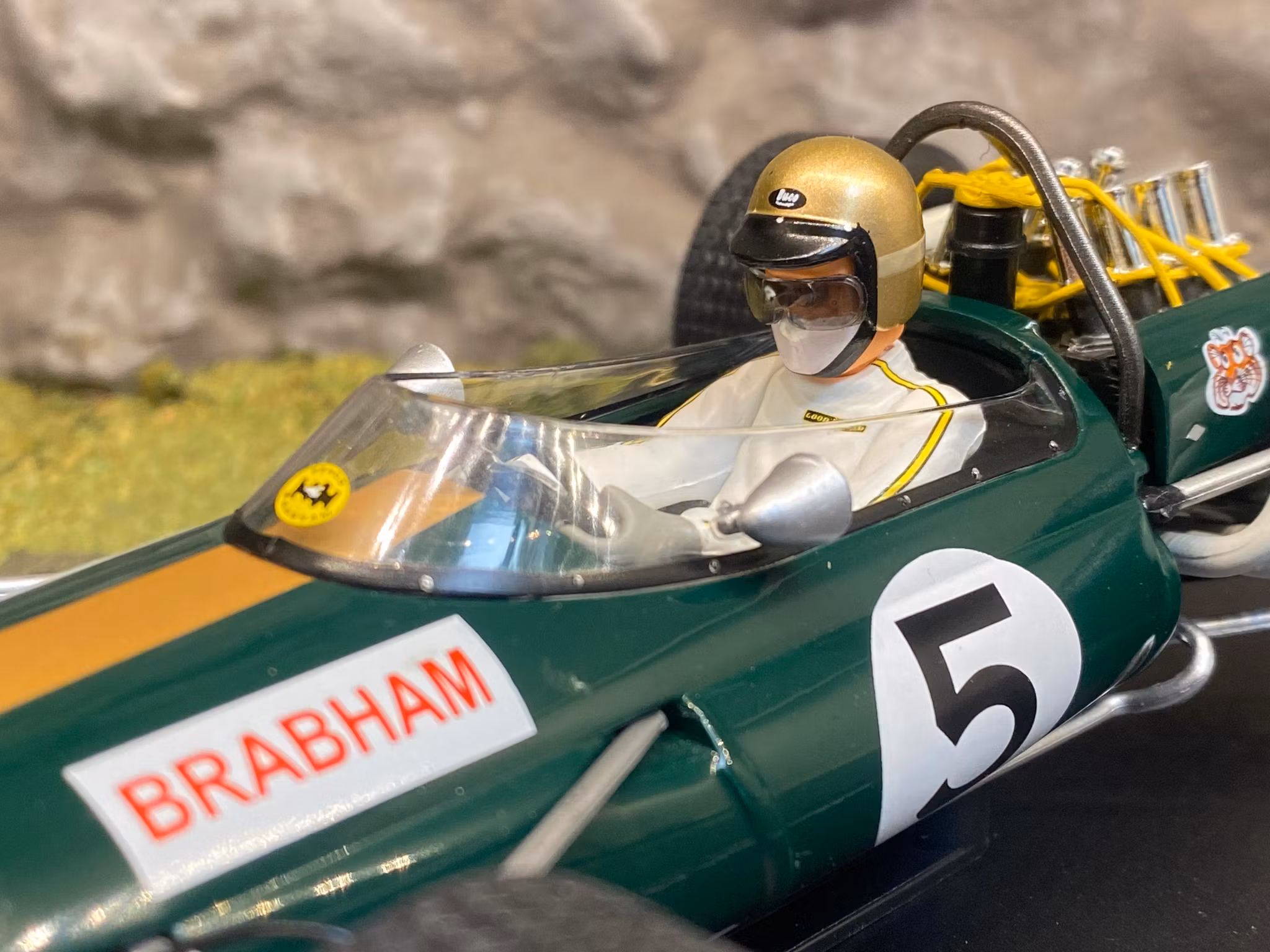 Skala 1/18 Brabham BT20 #5 Jack Brabham - GP Mexico 66' från MCG