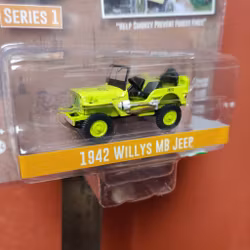 Skala 1/64 - Willys MB Jeep 42' "Smokey Bear" Ser.1 från GreenLight