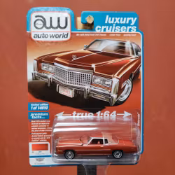 Skala 1/64 Cadillac Eldorado 75'' fr AUTO WORLD Lim.Ed. Rel.1 Ver B