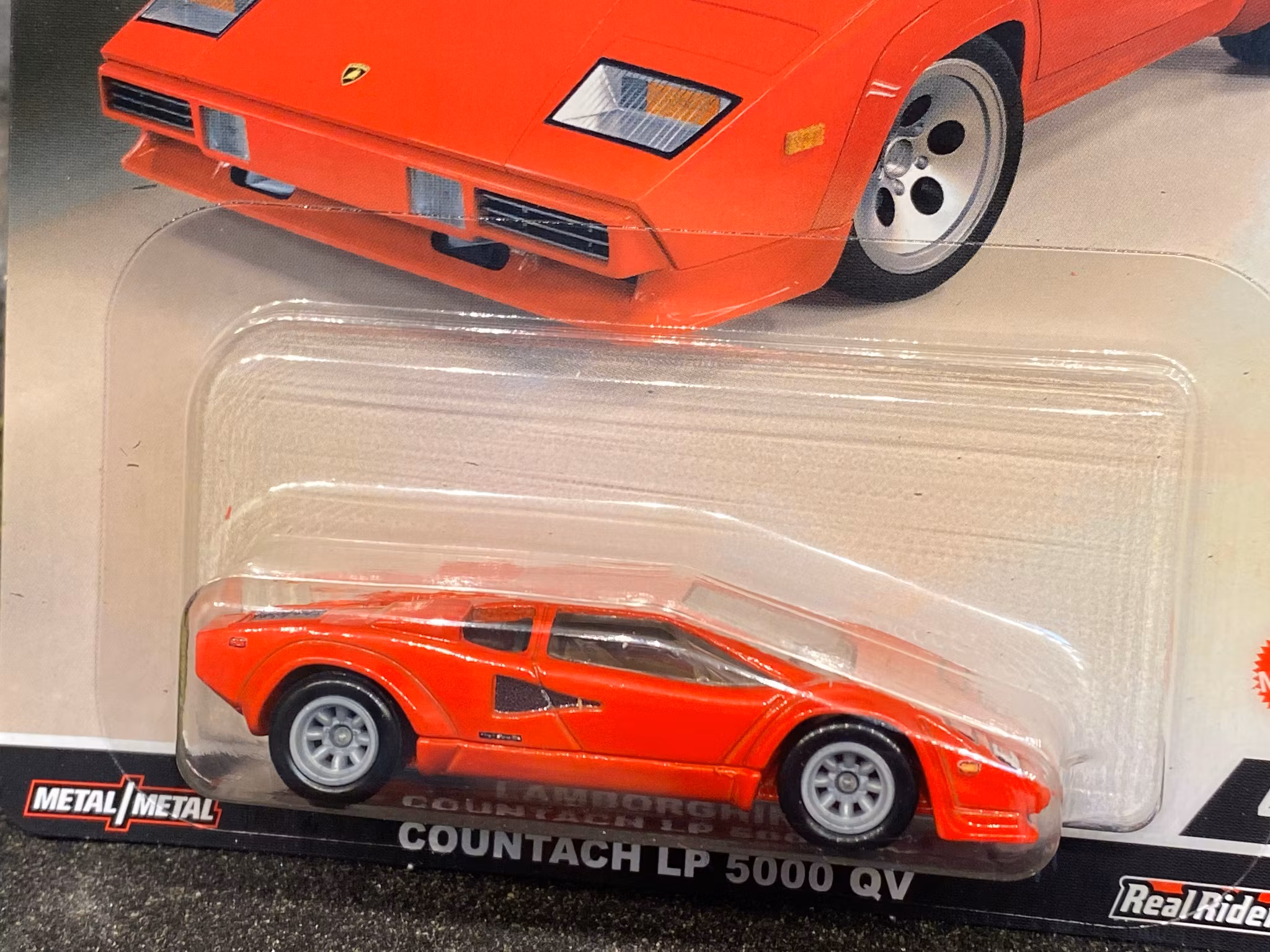 Skala 1/64 HOT WHEELS Premium - Jay Leno's Garage - Lamborghini Countach LP 50000 QV