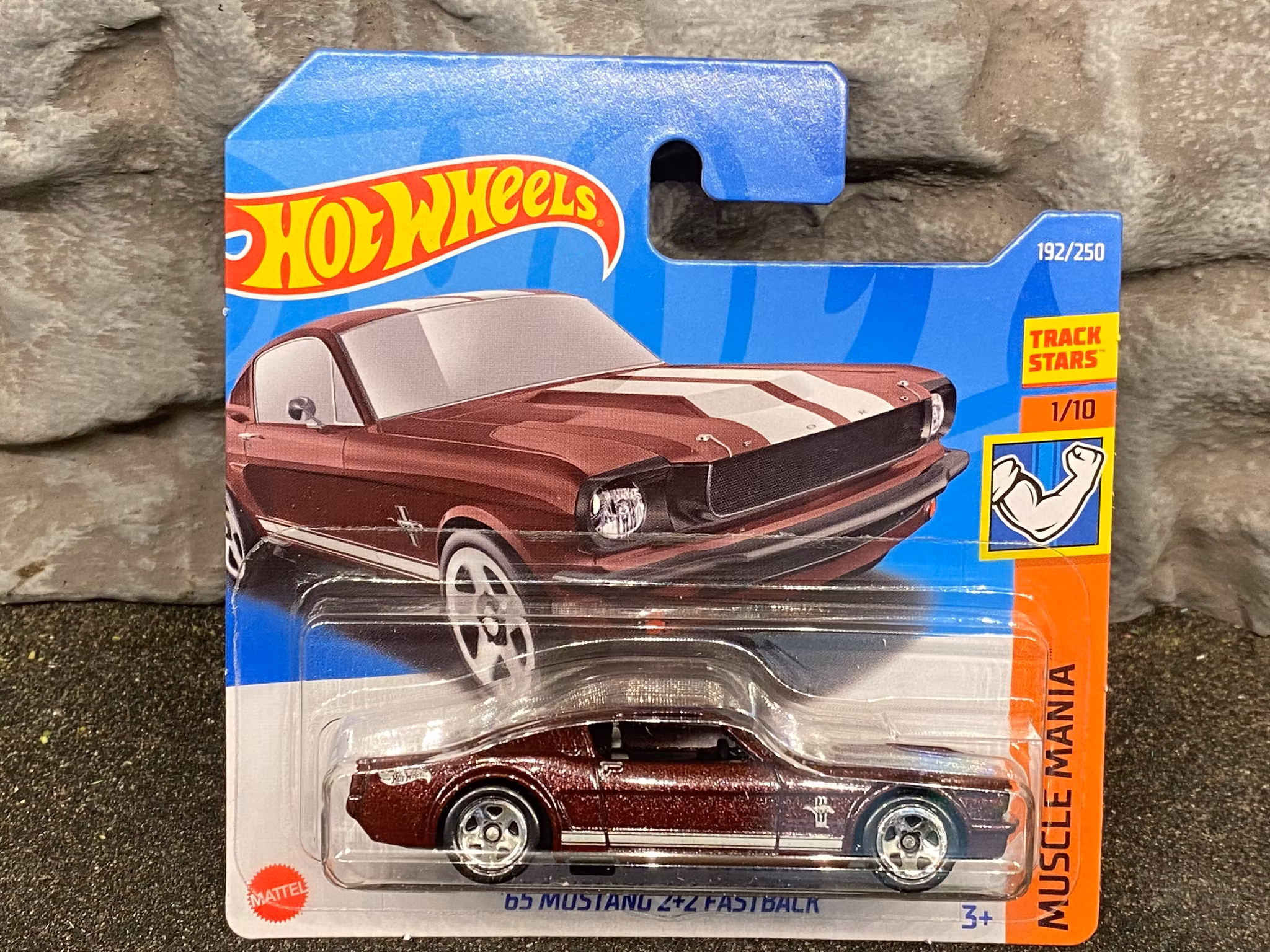 Skala 1/64 Hot Wheels, Ford Mustang 2+2 Fastback 65'