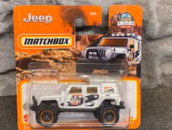 Skala 1/64 Matchbox - Jeep Wrangler Superlift, Vit